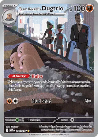 Team Rocket's Dugtrio (Ascended Heroes 239/217)